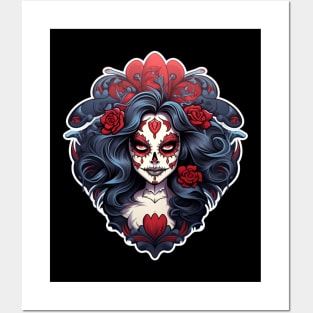 Muerta Calaca Calavera Day of the Dead Posters and Art